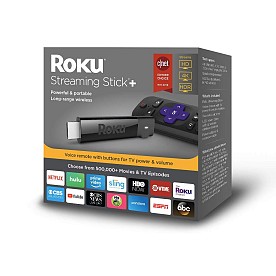 Roku Streaming Stick+ HD/4K/HDR Streaming Device (Renewed)