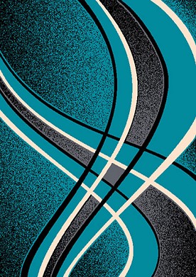 5 X 8 CONTEMPO 42 TURQUOISE RUG
