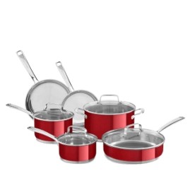 Stainless Steel 10 Piece Set by KitchenAid