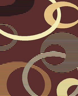 5 X 8 MODERNO 6 BROWN RUG