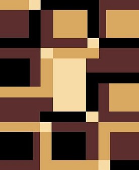 5 X 8 MODERNO 9 BROWN RUG