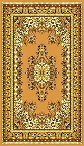 5 X 8 TAJ 100 BROWN RUG