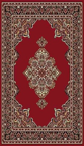 5 X 8 TAJ 101 RED RUG