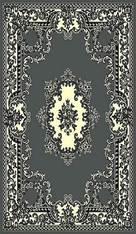 5 X 8 TAJ 112 GREY RUG