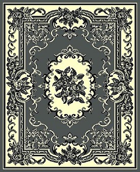 5 X 8 TAJ 117 GREY RUG
