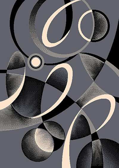 5 X 8 CONTEMPO 45 GREY RUG