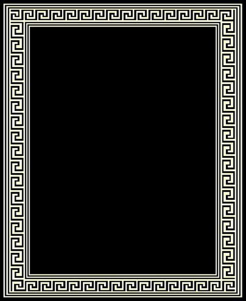 5 x 8 TAJ GREEK KEY BLACK RUG