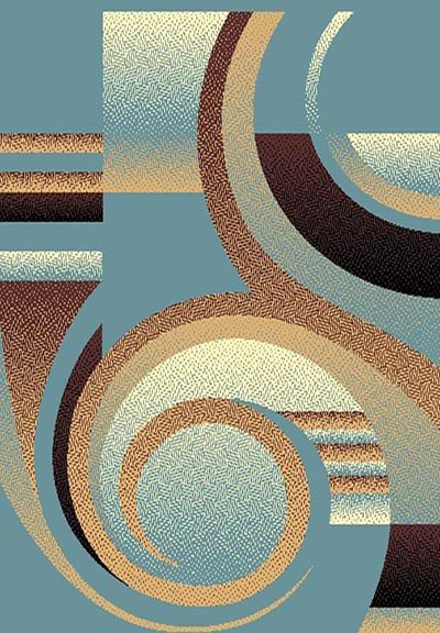 5 X 8 MODERNO 19 LIGHT BLUE RUG