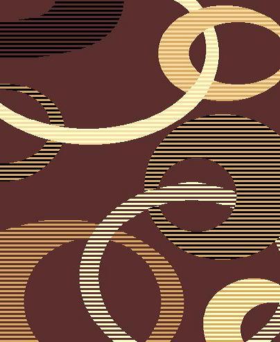 5 X 8 MODERNO 6 BROWN RUG