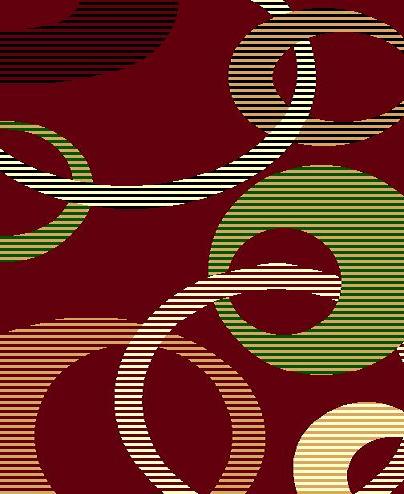 5 X 8 MODERNO 6 BURGUNDY RUG