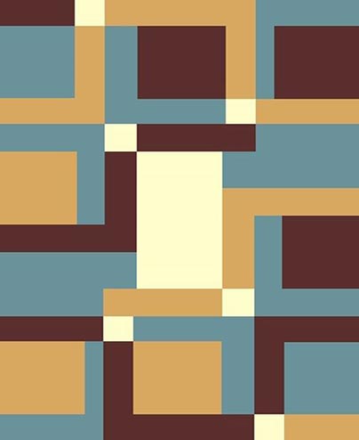 5 X 8 MODERNO 9 LIGHT BLUE RUG