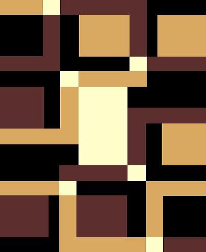 5 X 8 MODERNO 9 BLACK RUG