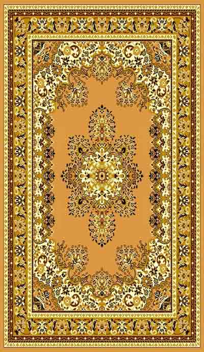 5 X 8 TAJ 100 BROWN RUG