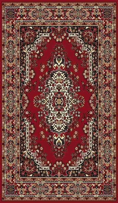 5 X 8 TAJ 103 RED RUG