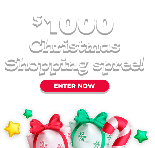 Enter to win a $1000 Christmas Shopping spree!