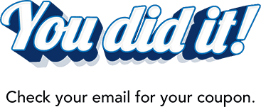 Score! 1 Week Free! Your offer is on its way to your inbox! Check your email for details, then come in-store and  shoot some hoops to double your offer.